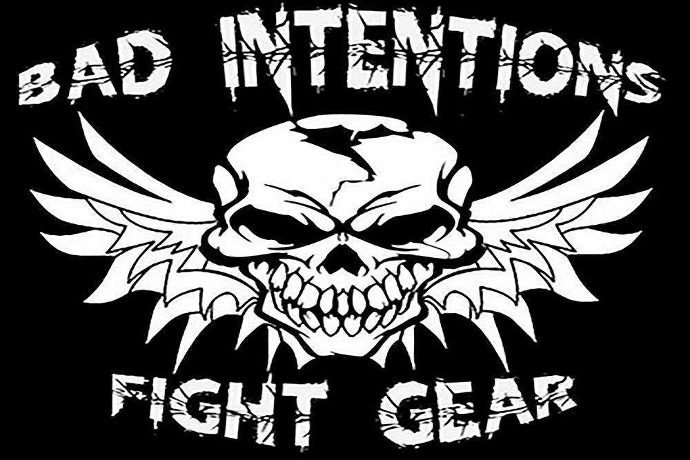 Bad Intentions Fight Gear skull logo